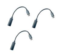 Hattba Waterproof Type C To DC5521 Adapter PD65W Fast Charging For Starlinks Power Cable Durability Aluminum Construction Type C To Adapter