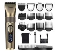 Hatteker Beard Trimmer Hair Clipper Detail Trimmer for Men Waterproof 4 in 1