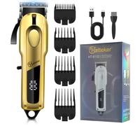 Hatteker Hair Clipper Beard Trimmer For Men Gold