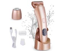 Hatteker Women's Shaver & Epilator Body Trimmer Facial Trimmer 2-in-1 Pink