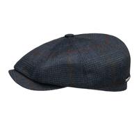 Hatteras Cashmere Check Flat Cap by Stetson