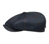 Hatteras Cashmere Check Flat Cap by Stetson