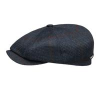 Hatteras Cashmere Check Flat Cap by Stetson