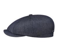 Hatteras Denim Cashmere Flat Cap by Stetson