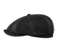Hatteras Denim Garage Flat Cap by Stetson