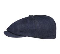 Hatteras Denim Sustainable Flat Cap by Stetson