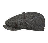 Stetson Headwear Stetson Hats Hatteras Gallanger Wool Flat Cap - Black