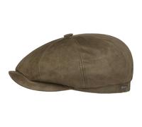 Hatteras Goat Leather Flat Cap by Stetson