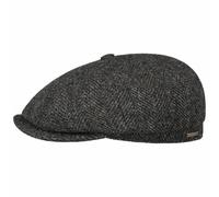 Hatteras Herringbone Tweed Flat Cap by Stetson