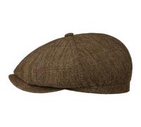 Hatteras Iverton Linen Flat Cap by Stetson