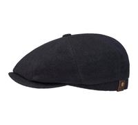 Stetson Hatteras Noir Flat Cap All-Year Cashmere Blend Men Women Blue 59 cm