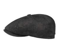 Stetson Headwear Stetson Hats Hatteras Pigskin Leather Cap | Black | 6