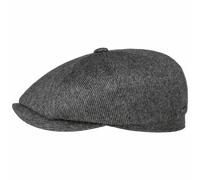 Hatteras Soft Herringbone Flat Cap by Stetson