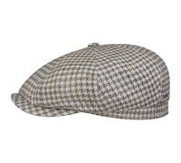Hatteras Tweed Houndstooth Flat Cap by Stetson