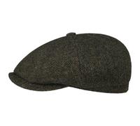 Hatteras Wool Melange Flat Cap by Stetson