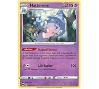 Hatterene 020/073 Rare Holo Pokemon Card (Champions Path) + 1x TitanCards® Toploader
