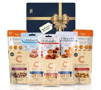 Hattie’s Gifts Gourmet Nuts Gift Set - Savoury Snacks & Nut Selection Box with Peanuts, Almonds & Cashews - Luxury Christmas Food Hamper Gift for Men & Women, Pub Snacks & Movie Night Treats