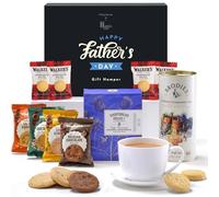 Hattie's Gifts Fathers Day Afternoon Tea Hamper - Scottish Gifts for Men - Luxury Shortbread & Biscuit Gift for Dad, Grandad or Stepdad