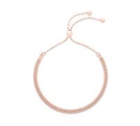 Hatton Jewellery Popcorn Bracelet, 18K Rose Gold over Sterling Silver Bracelet for Women, Friendship bracelet with slider style clasp, adjustable in size. Gift boxed.