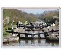 Hatton Locks - Grand Union Canal - Jumbo Fridge Magnet