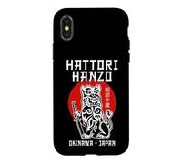 Hattori Hanzo Japanese Foo Dog Komainu Guardian Lion Samurai Case for iPhone X/XS