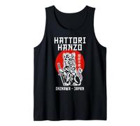 Hattori Hanzo Japanese Foo Dog Komainu Guardian Lion Samurai Tank Top