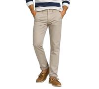 Hattric Parker Chino Trousers Straight Lightweight Stretch Waist Beige