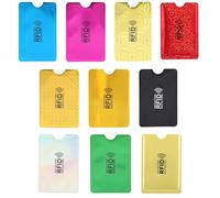 HattusaShield 10 Pcs Colorful RFID Card Holder, Credit Protector RFID Blocking Card, Identity Protector for Women Men