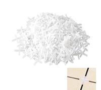 HattusaShield 500 Pcs Tile Spacers, 2mm Transparent Plastic Cross Tile Spacers Gaskets, for Accurate Positioning DIY Paving Tiling Garden Slabs Wall Tiler