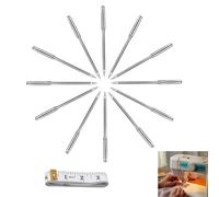 HattusaShield 60 Pcs Sewing Machine Needles, Heavy Duty 6 Sizes 65/9 75/11 80/12 90/14 100/16 110/18 Pins, Universal Machine Needles, Home Sewing Machines，Including Tape Measure