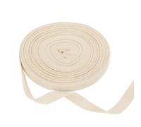 HattusaShield Cotton Twill Tape Ribbon, 10mm x 10 Meters Herringbone Webbing Roll Bias Binding Tape for DIY Gift Wrapping Craft Home Decoration Sewing (Beige)