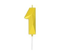 HattusaShield Number 70 Candle, Gold Birthday Candles for Cake, Diamond 3D Candles, Cake Topper Decorations for Birthday Party Wedding and Party Anniversary