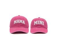 Hatwell Mama & Mini Matching Cap Set for Mommy and Daughter | Mom and Baby Matching Gift, Parent-Child Set, Adjustable Embroidery Baseball Hat