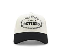 Hatwell Retirement Gifts for Men Women, Retired 3D Embroidery Baseball Cap | The Legend Has Retired, Funny Retirement Hat, Adjustable Fit, Sun Protection, Gift Dad Grandad Husband Colleague, Daily Wear