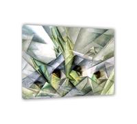 Hau3sh3a Lyonel Feininger wall decoration Bridge V Pictures on Canvas famous artwork prints Abstract Reproduction Wall Art for living room Office bedroom95x80cm(37x31in) Inner frame