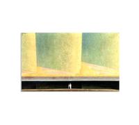 Hau3sh3a Lyonel Feininger wall decoration Clouds Above the Sea I Pictures on Canvas famous artwork prints Abstract Reproduction Wall Art for living room Office bedroom50x30cm(20x12in) Canvas only