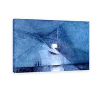 Hau3sh3a Lyonel Feininger wall decoration Fenris Wolf Pictures on Canvas famous artwork prints Abstract Reproduction Wall Art for living room Office bedroom120x80cm(47x31in) Inner frame