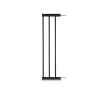 hauck 21 cm Safety Gate Extension, Black - with Connectors for Pressure Fit Door Gates & Stair Gates Open N Stop 2, Autoclose N Stop, Open N Stop KD, Metal
