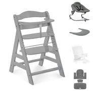 hauck Alph Premium Bundle, Beech Grey - Wooden H