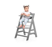 Hauck Alph Wooden Highchair, Grey Grey
