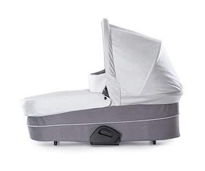 Hauck Baby Bath for Saturn R or Mars Combi Pushchair / for Babies from Birth to 9 kg / Includes Soft Mattress / Window with Ventilation / Stable / Large Sun Canopy / Foldable / Grey
