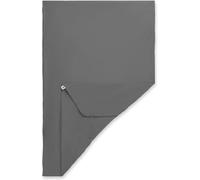 hauck Baby Fitted Sheet, 60 x 120 cm, Cotton Muslin Umbrella Mattress Cover, Baby Cot Protector, Machine Washable at 60°C, Elastic, Grey