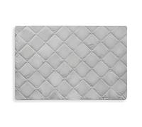 hauck Bed Me, Mattress Protector Sheet 80 x 50 cm, with Elastic Corners, Soft Fitted Sheet for Travel Cot Mattress - Grey