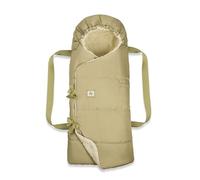 hauck Carry N Play, Green/Teddy Fleece - 3-in-1 Baby Carry Bag, Footmuff & Play Blanket - 85 x 40 x 13 cm - Pram Accessories from Birth to 9 kg - Portable & Secure Fixable