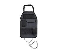 Hauck Cover Me Deluxe Car Organiser Seat Back Protector with Multi Pockets and Cup Holder, Kick Mat Cover, Grey