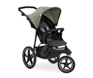 Hauck Disney Stroller Runner 2 for Kids, Large Pneumatic Tyres 3 Wheels, Up to 25 kg, UV Protection 50+ with Sleeping Function, Height Adjustable, Foldable, Mickey Mouse, Olive