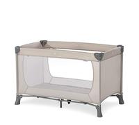 hauck Dream N Play, Beige - Travel Cot with Transport Bag for Babies & Toddlers, Lightweight, Fast & Compact Folding, 120cm x 60cm, from Birth up to 15 kg