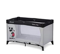 hauck Dream N Play, Disney Mickey Stars - Travel Cot with Travel Bag for Babies & Toddlers, Lightweight, Fast & Compact Folding, 120cm x 60cm, from Birth up to 15 kg