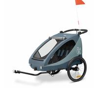 Hauck Dryk Duo Plus Bike Trailer & Pushchair - Dark Blue