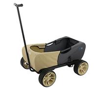 hauck Eco Mobil Trailer Wagon, Safari - Off Road Pull Along, ideal for Festivals and Camping, All Terrain, Canopy, up to 50kg